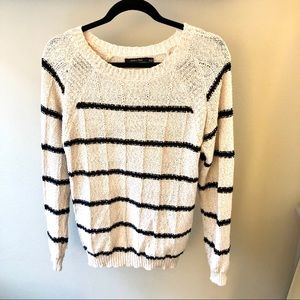 Doe & Rae Striped Knit Sweater
